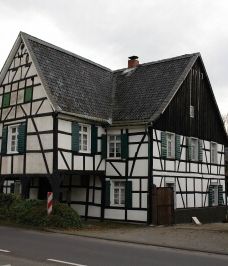 Foto Stadt monheim Fachwerkhaus